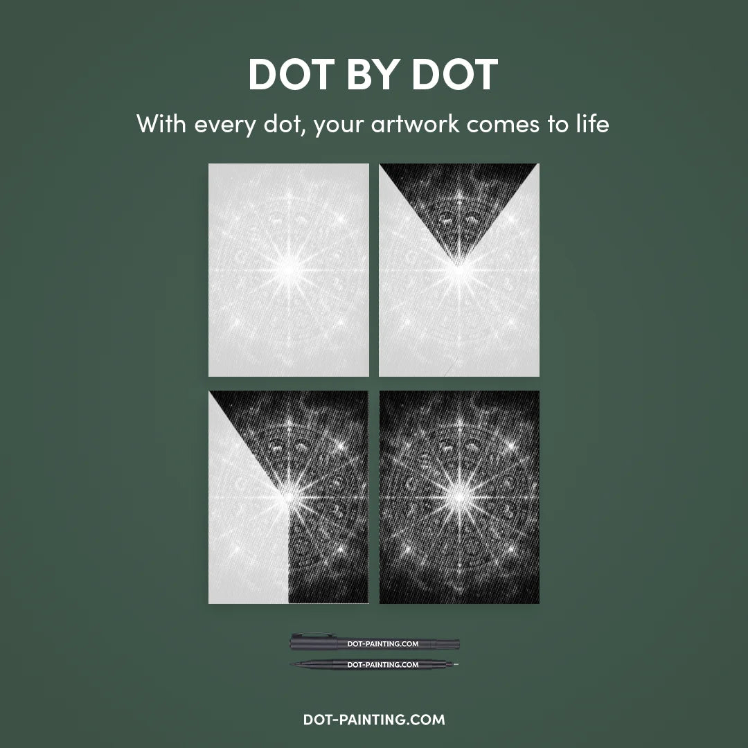 Dierenriem Dot schilderij