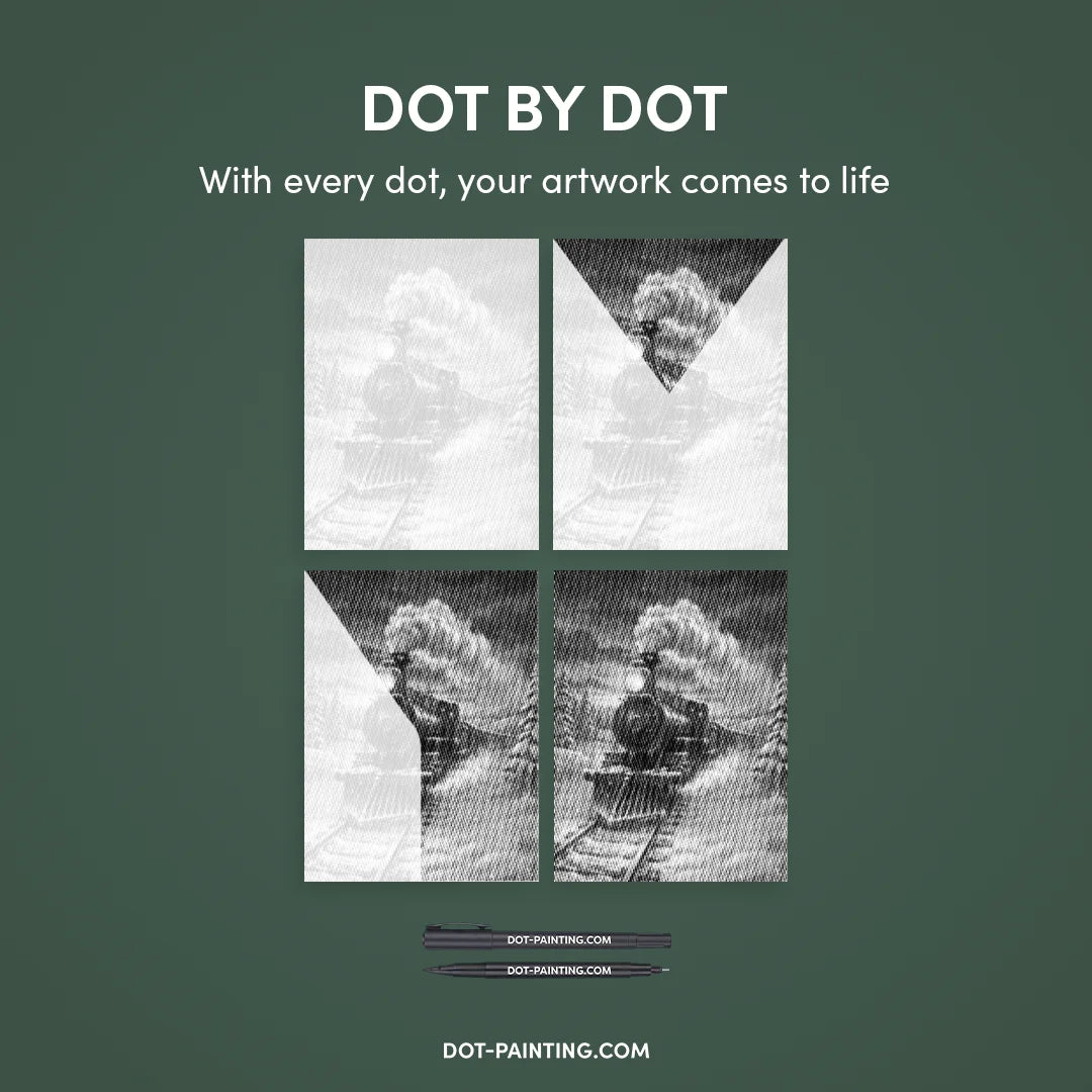 Polar Express Punktmalerei