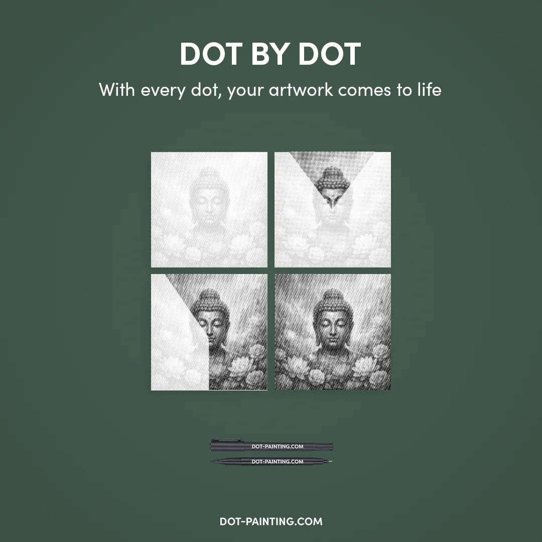 Buddha-Punktmalerei