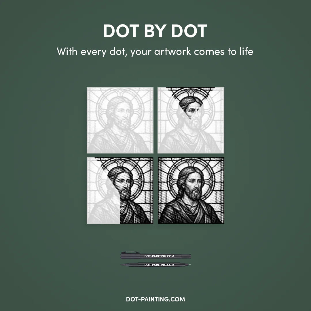 Jesus-Punktmalerei