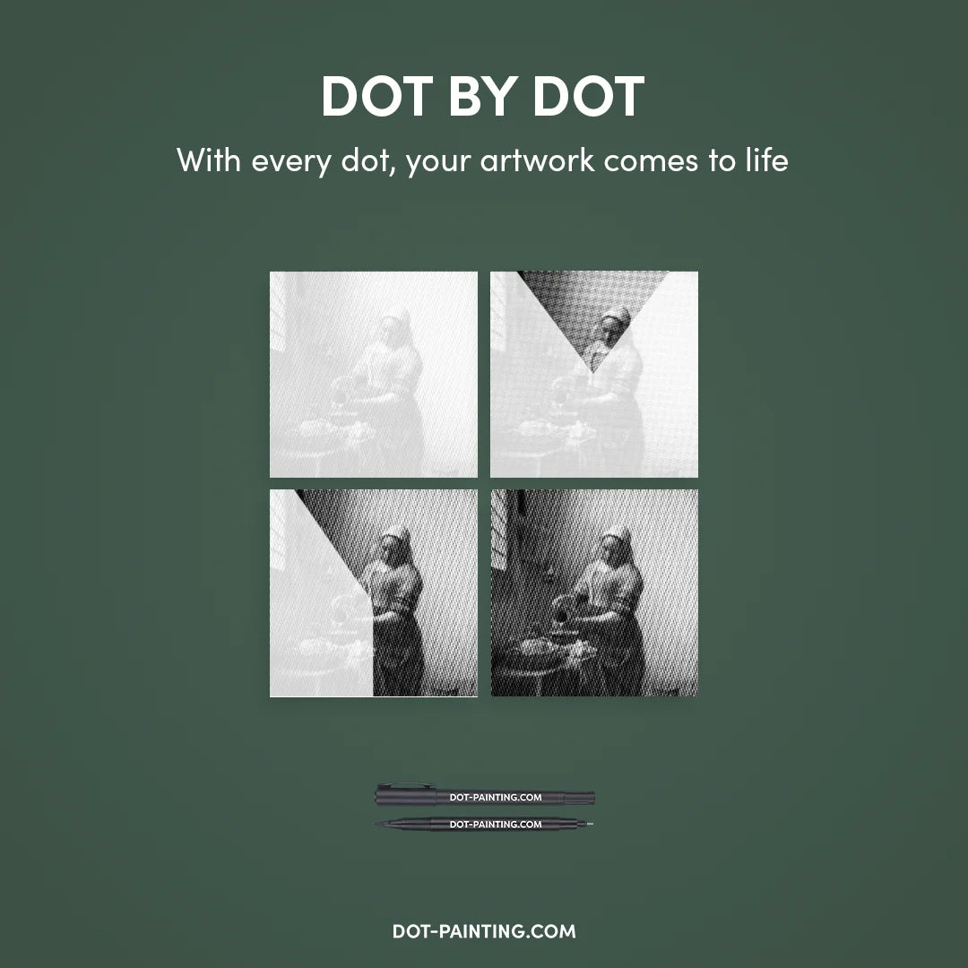 Melkmeisje Dot schilderij