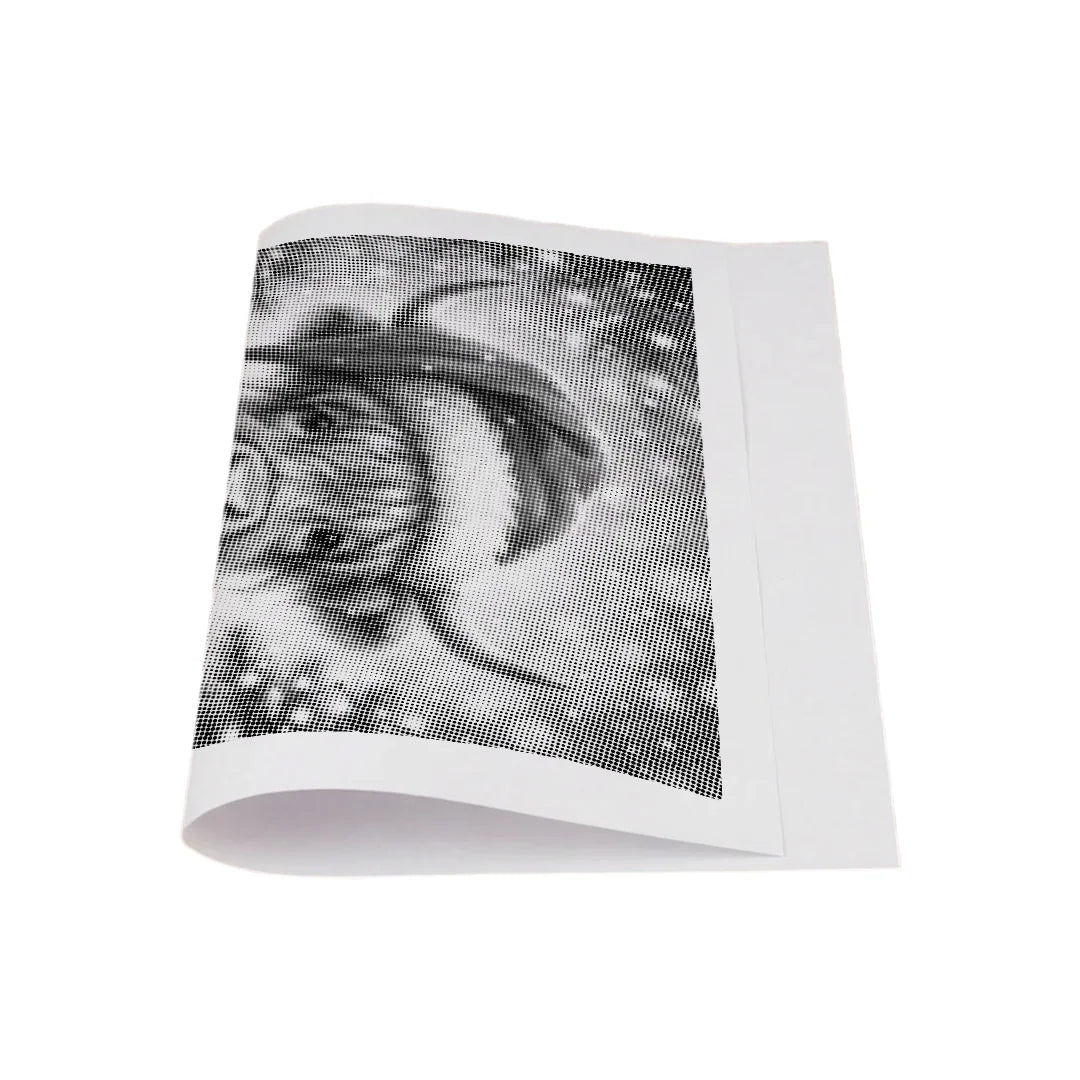 Vrouwen met een Wolf dot painting