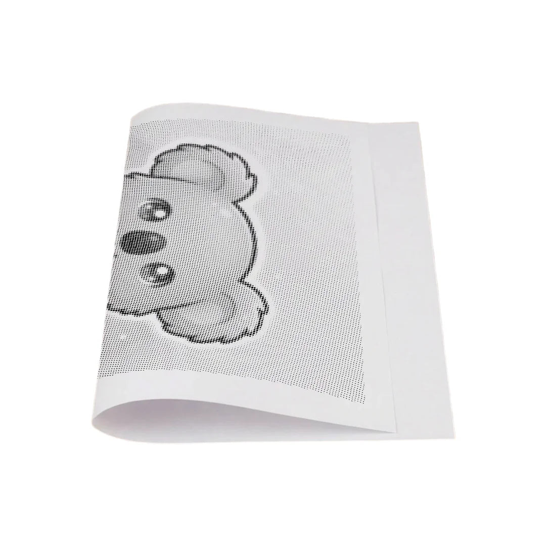 Vrouwen met een Wolf dot painting