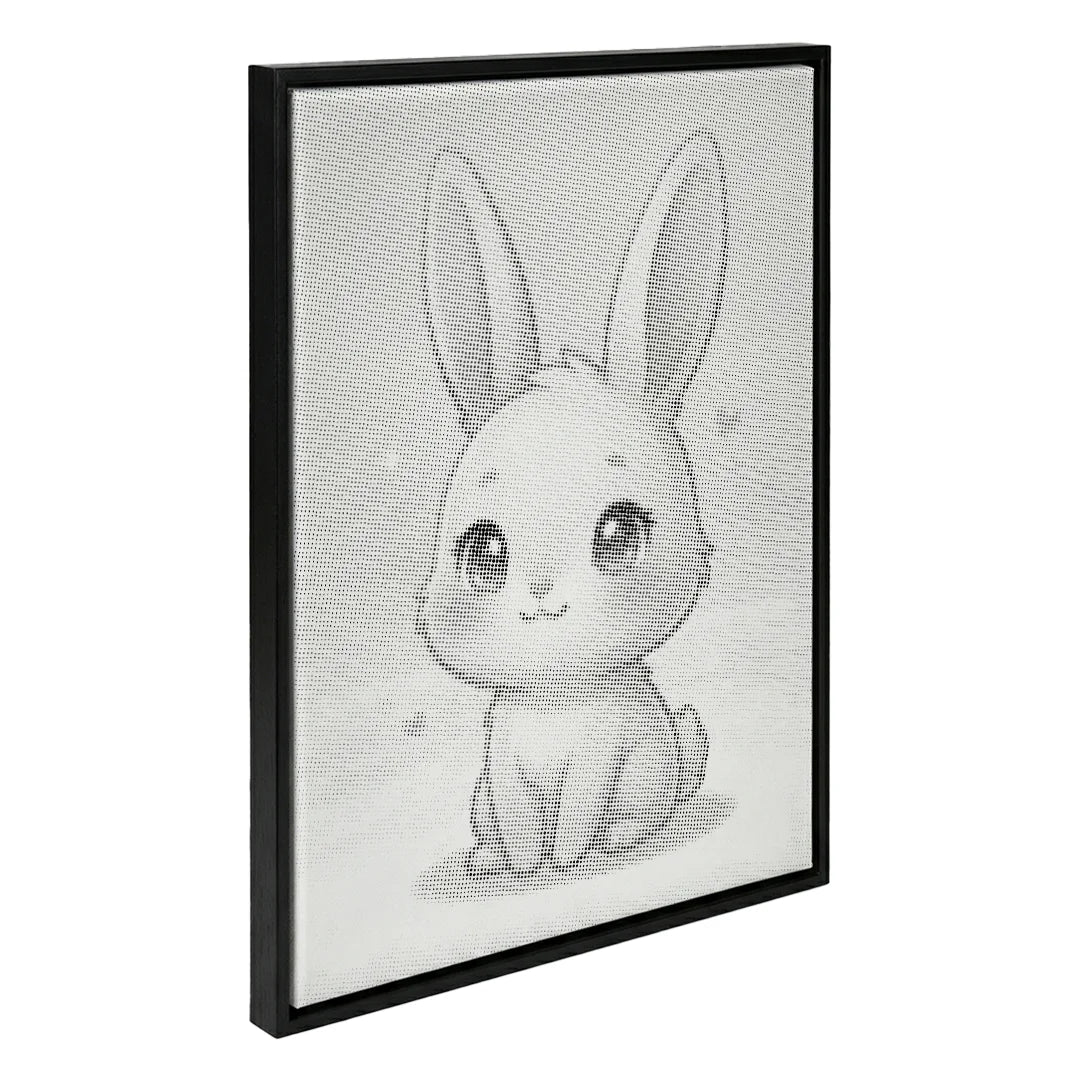 Vrouwen met een Wolf dot painting