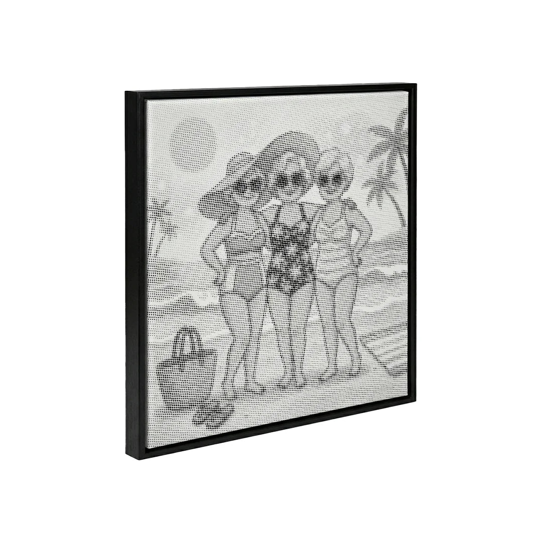 Oude dames Dot schilderij