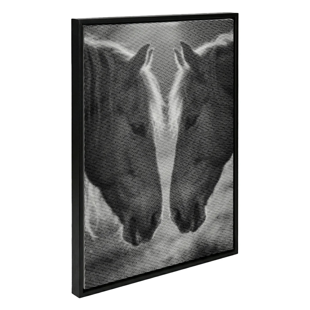 Two Horses Dot Painting