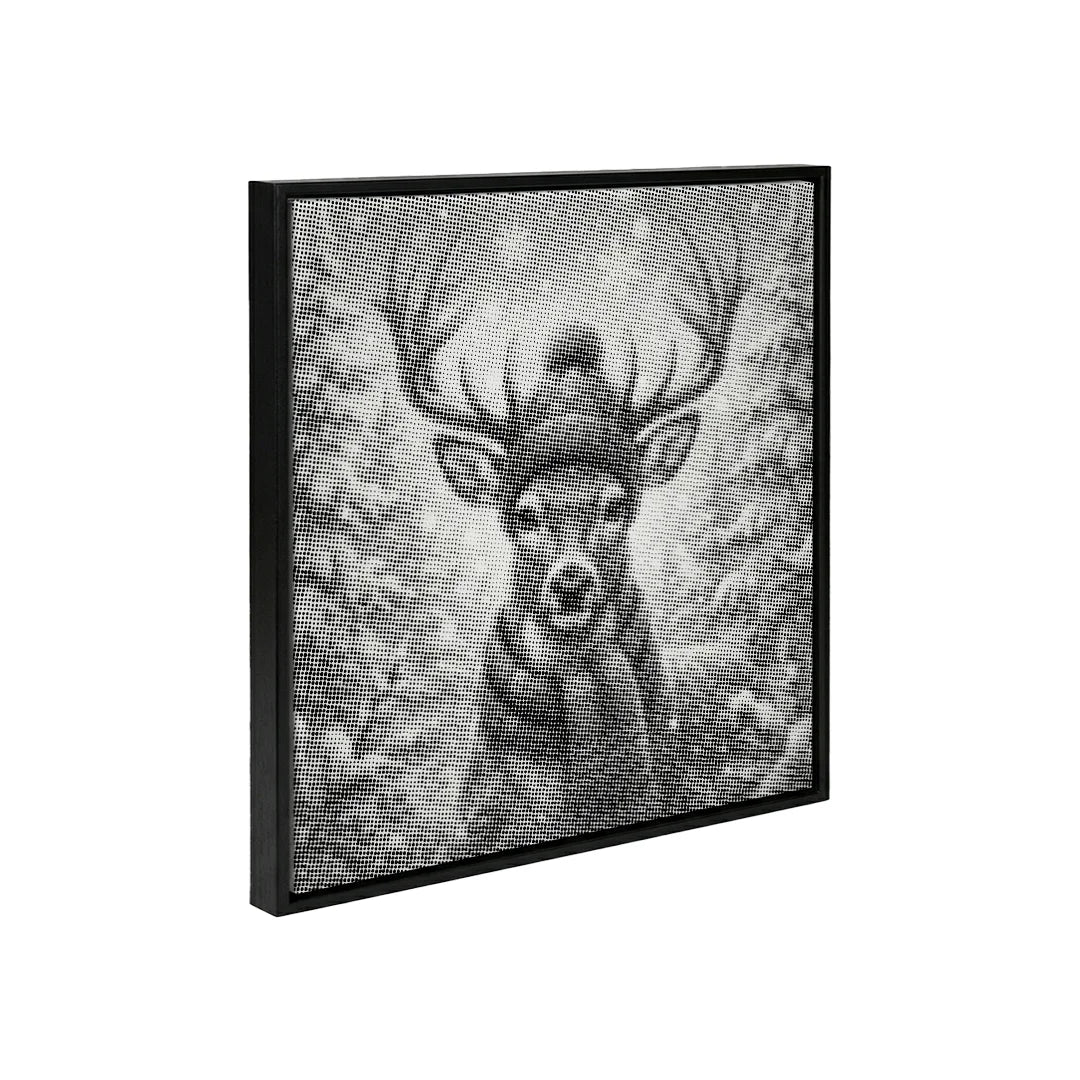 Vrouwen met een Wolf dot painting