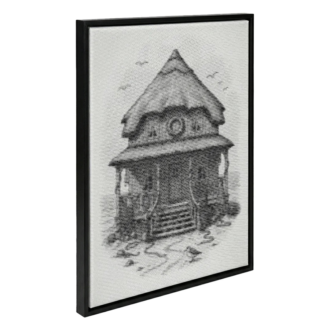 Strandhuisje Dot schilderij