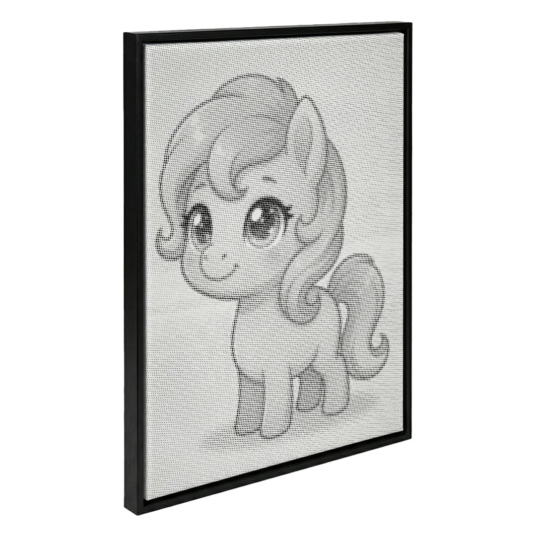 Kleines Pony-Punktgemälde