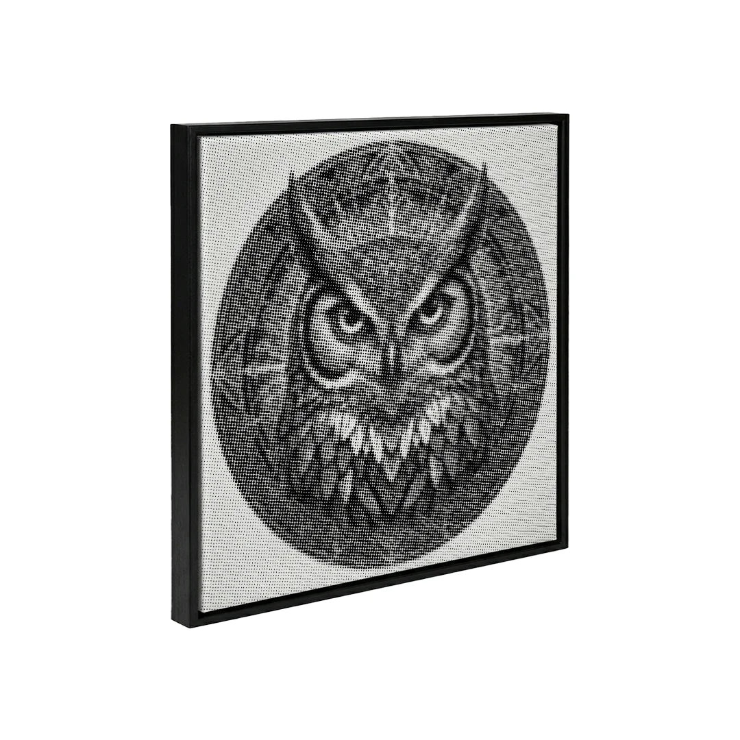 Owl Mandala Dot Painting