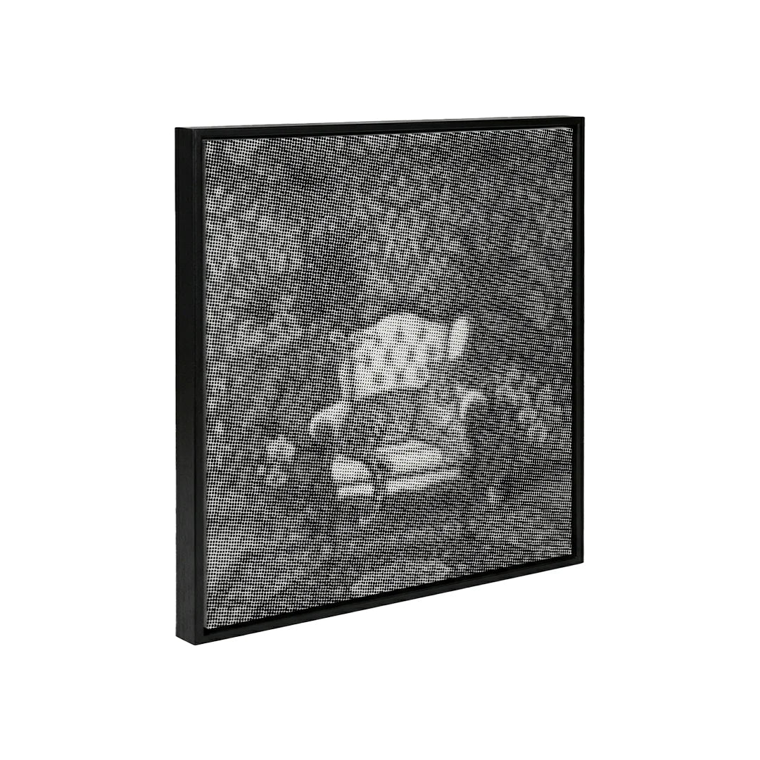 Vrouwen met een Wolf dot painting