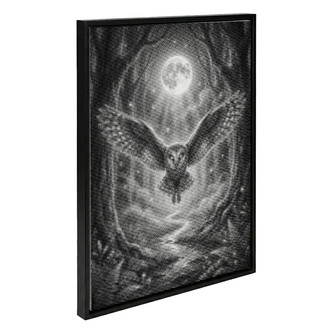 Vrouwen met een Wolf dot painting