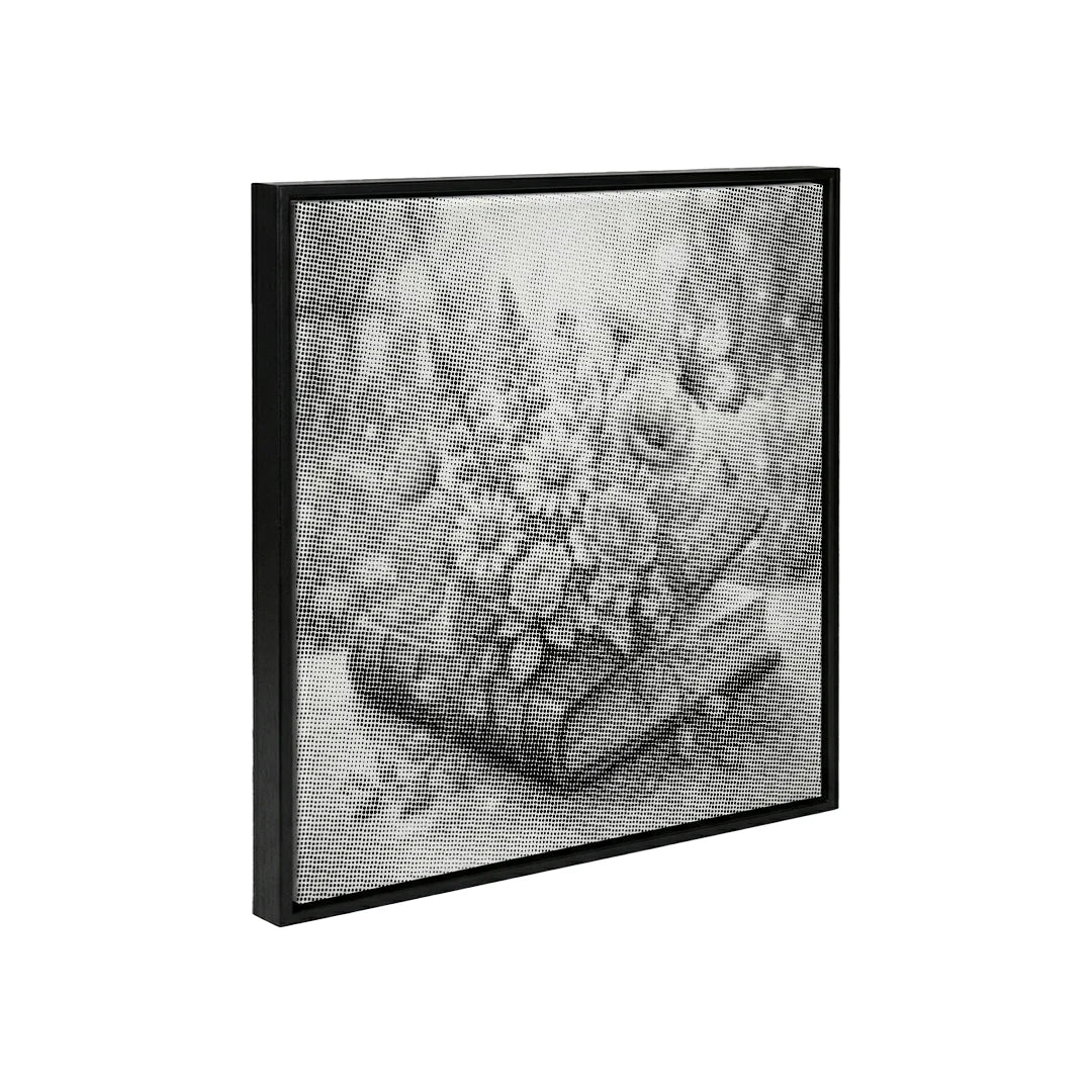 Vrouwen met een Wolf dot painting