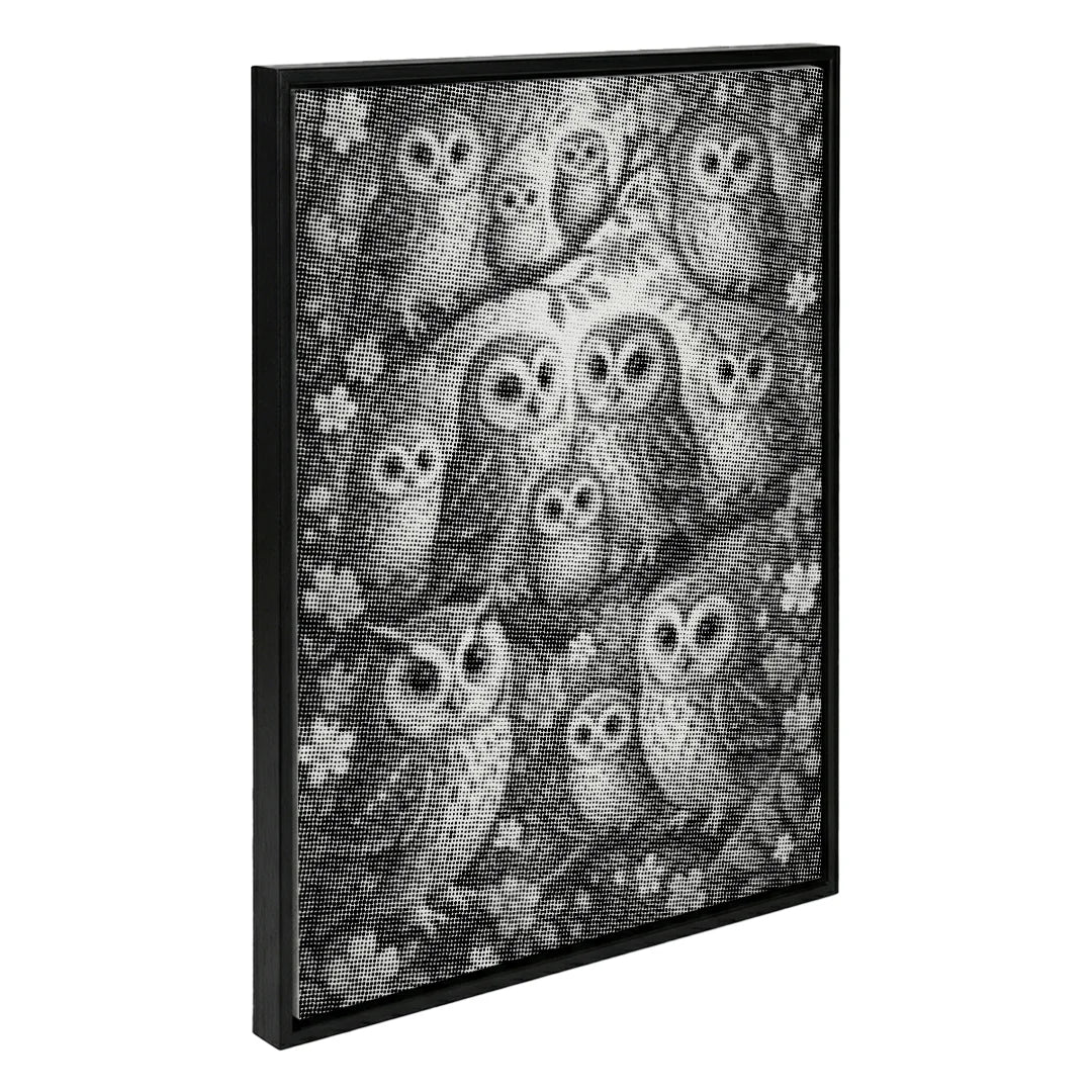 Vrouwen met een Wolf dot painting