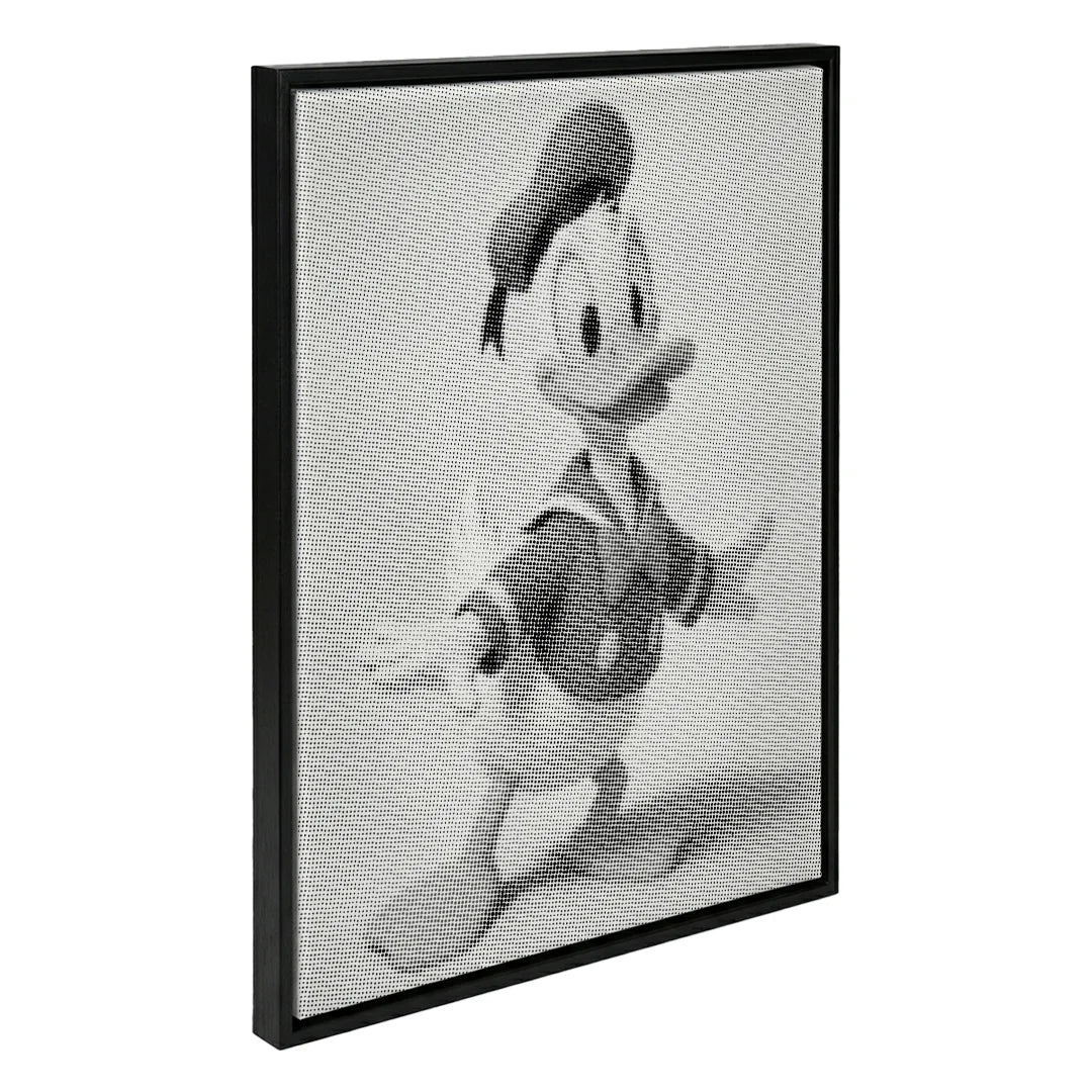Donald Duck-Punktmalerei