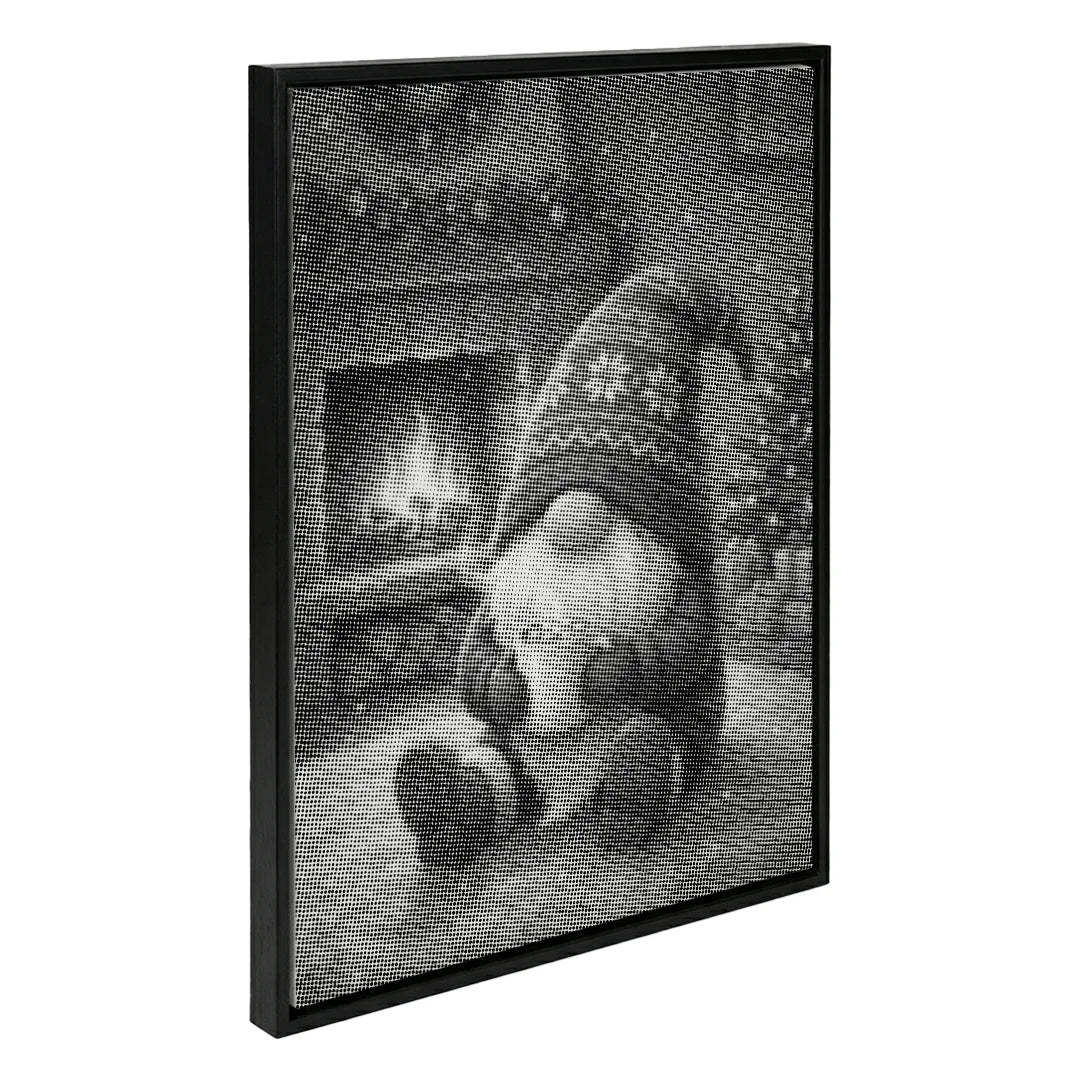 Kerstkabouter dot painting