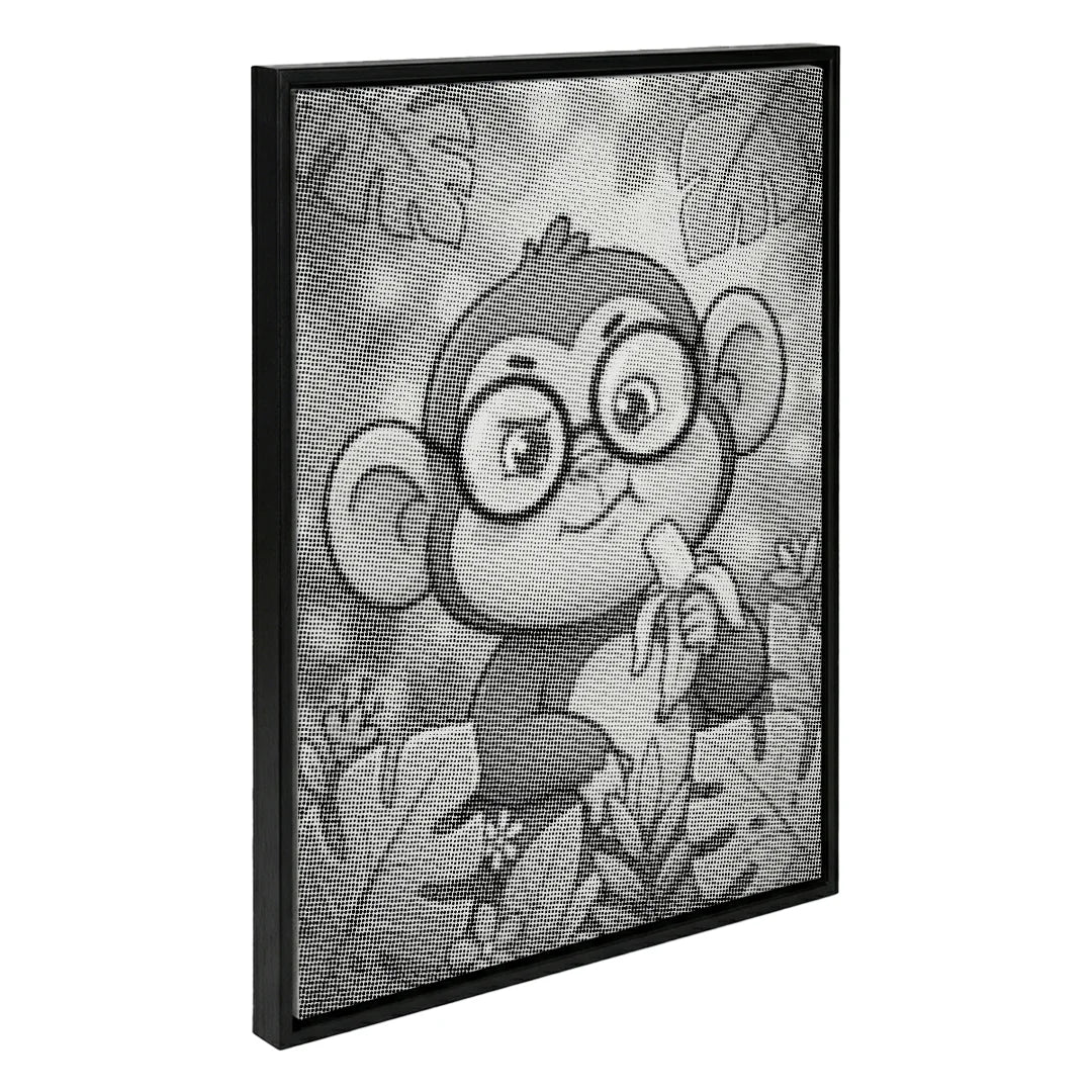 Affe mit Sonnenbrille, Punktmalerei