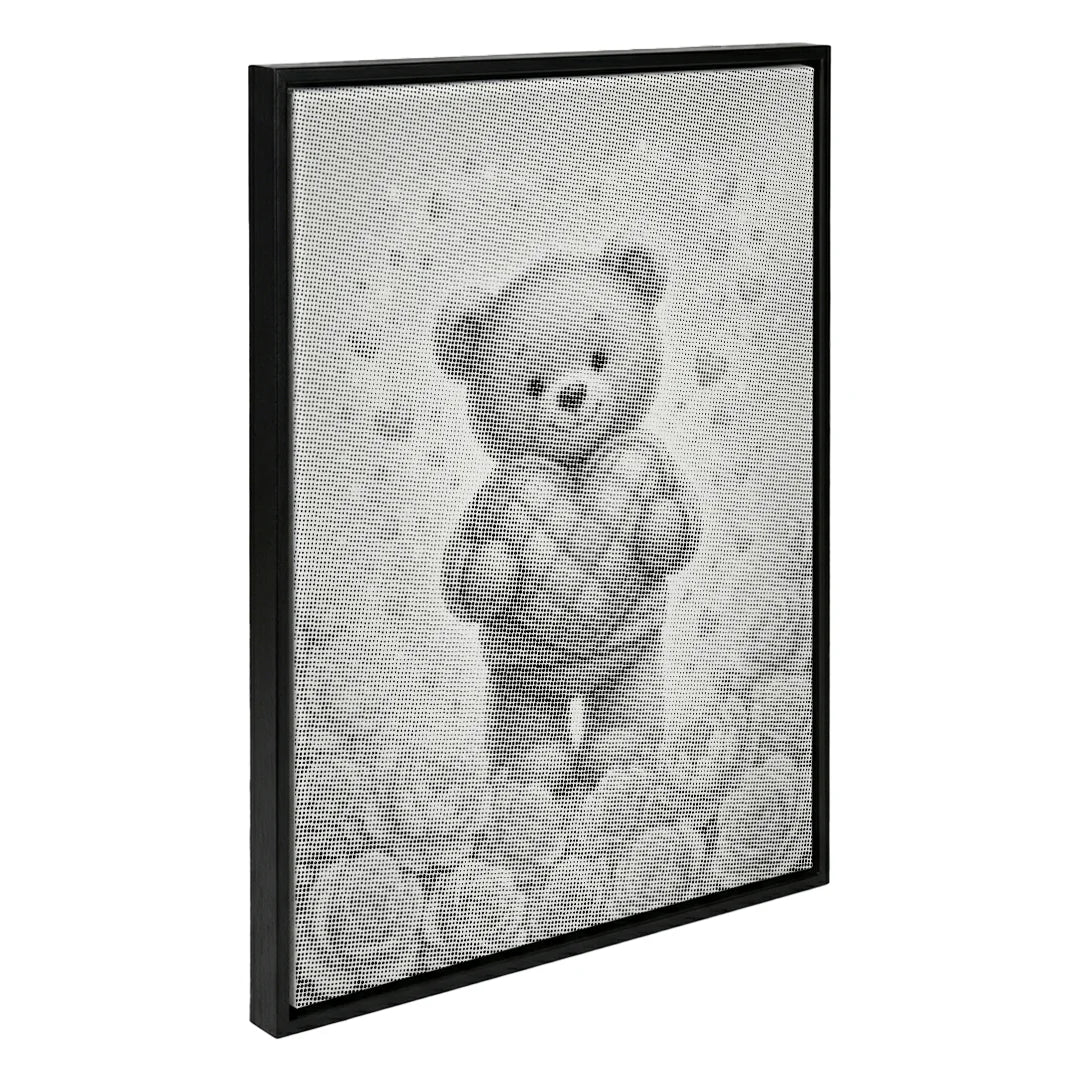 Vrouwen met een Wolf dot painting