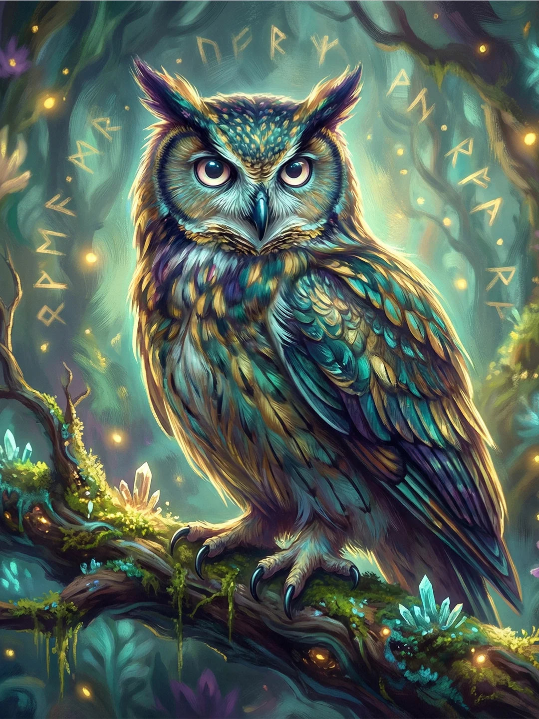 Owl Dot Painting