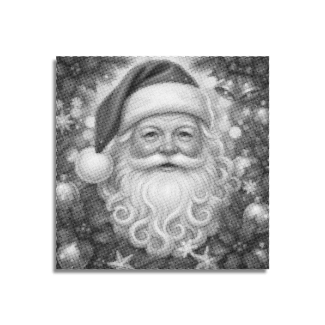 Santa 3 Dot Painting