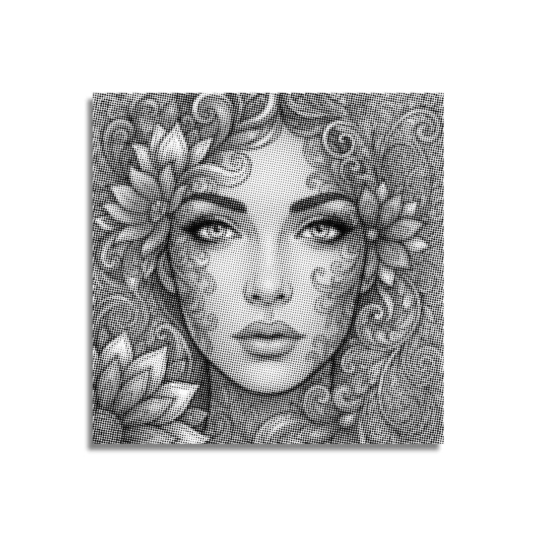 Botanische Face Dot Painting