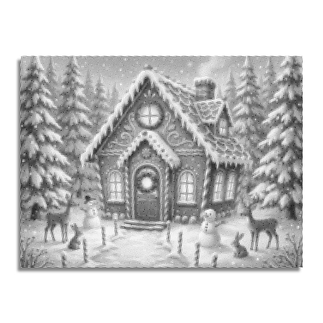 Candy House Dot schilderij