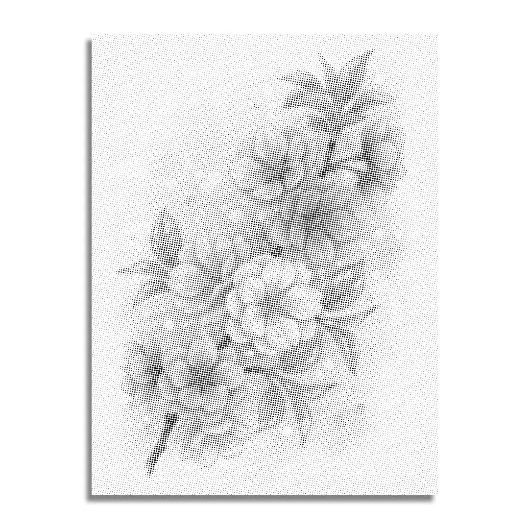 Vrouwen met een Wolf dot painting