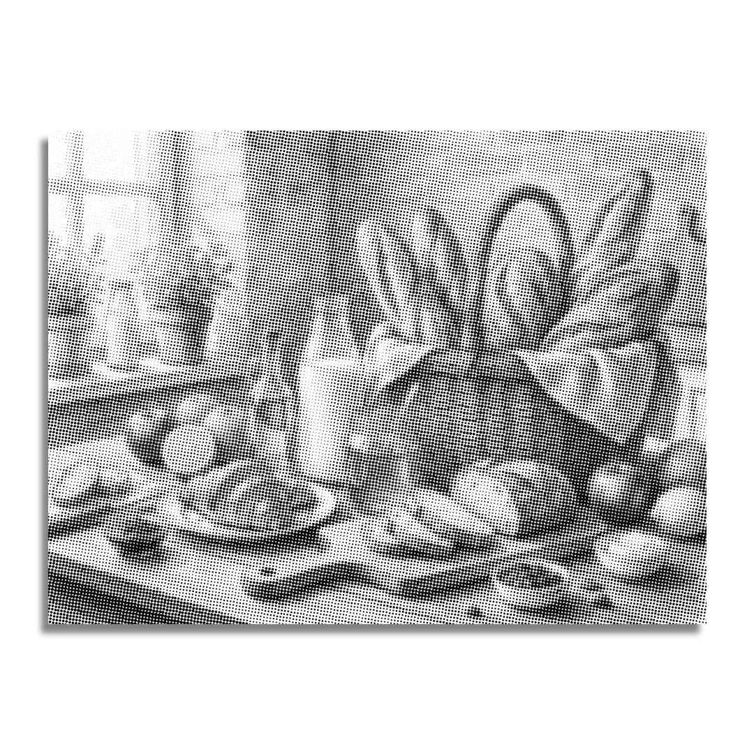 Bread Basket Dot Painting