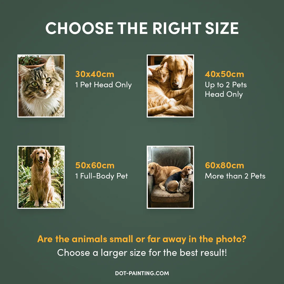 Eigenes Foto Dot Painting | Lade dein eigenes Bild hoch