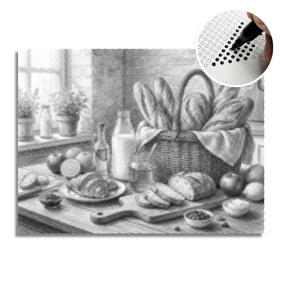 Bread Basket Dot Painting