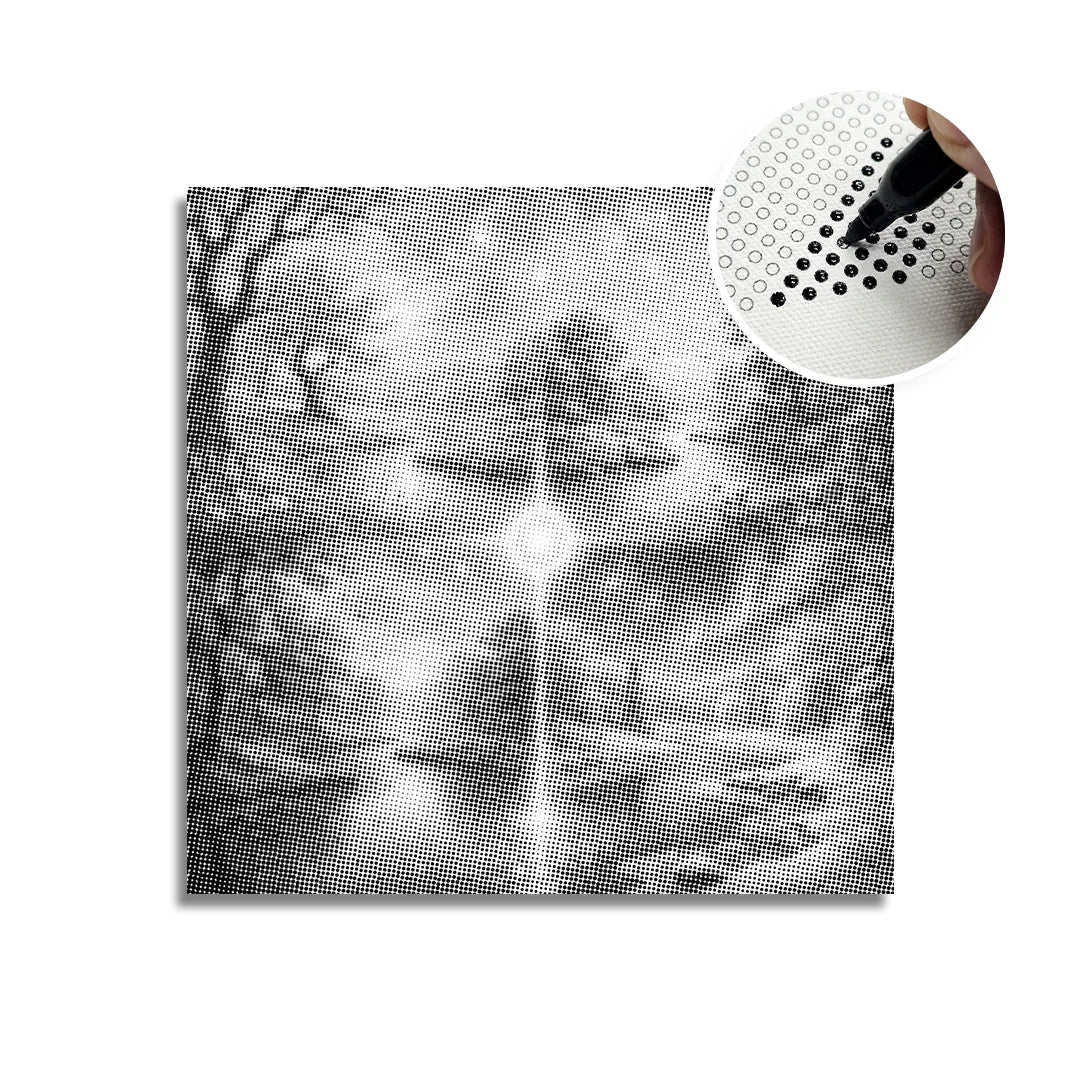 4 Jahreszeiten Punktmalerei