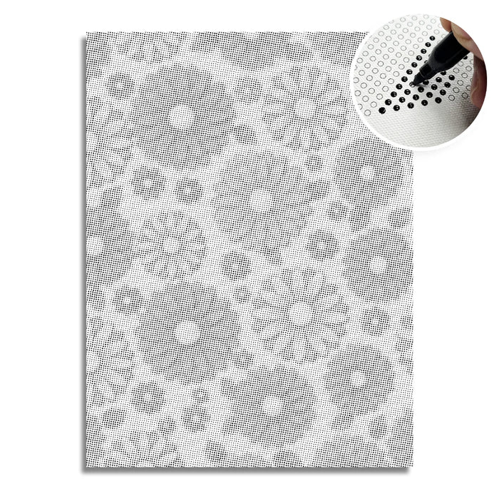 Minimalistische Blumen-Punktmalerei