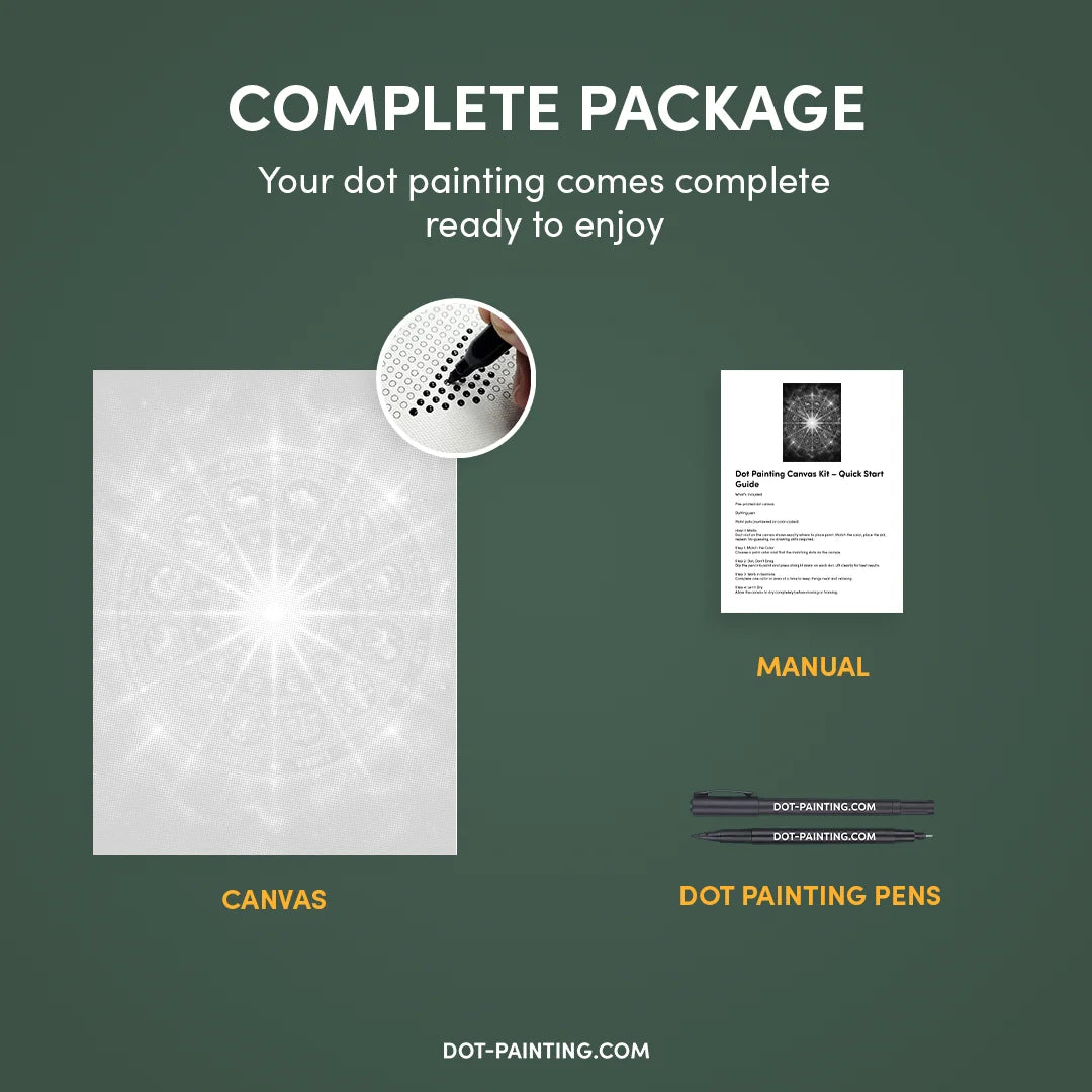 Dierenriem Dot schilderij