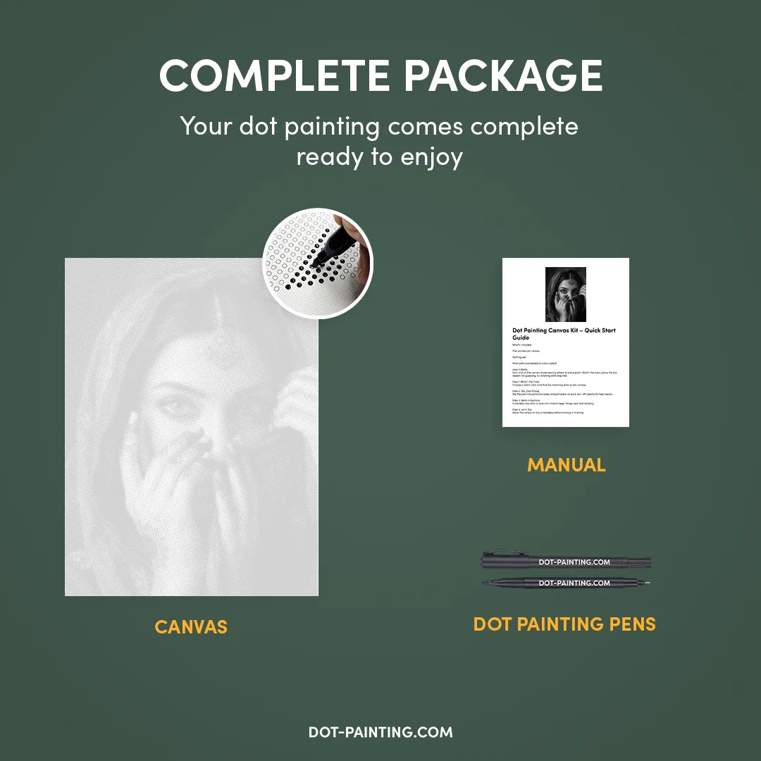 Wunderschöne indische Punktmalerei