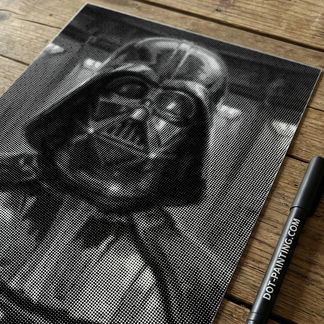 Darth Vader Dot-painting