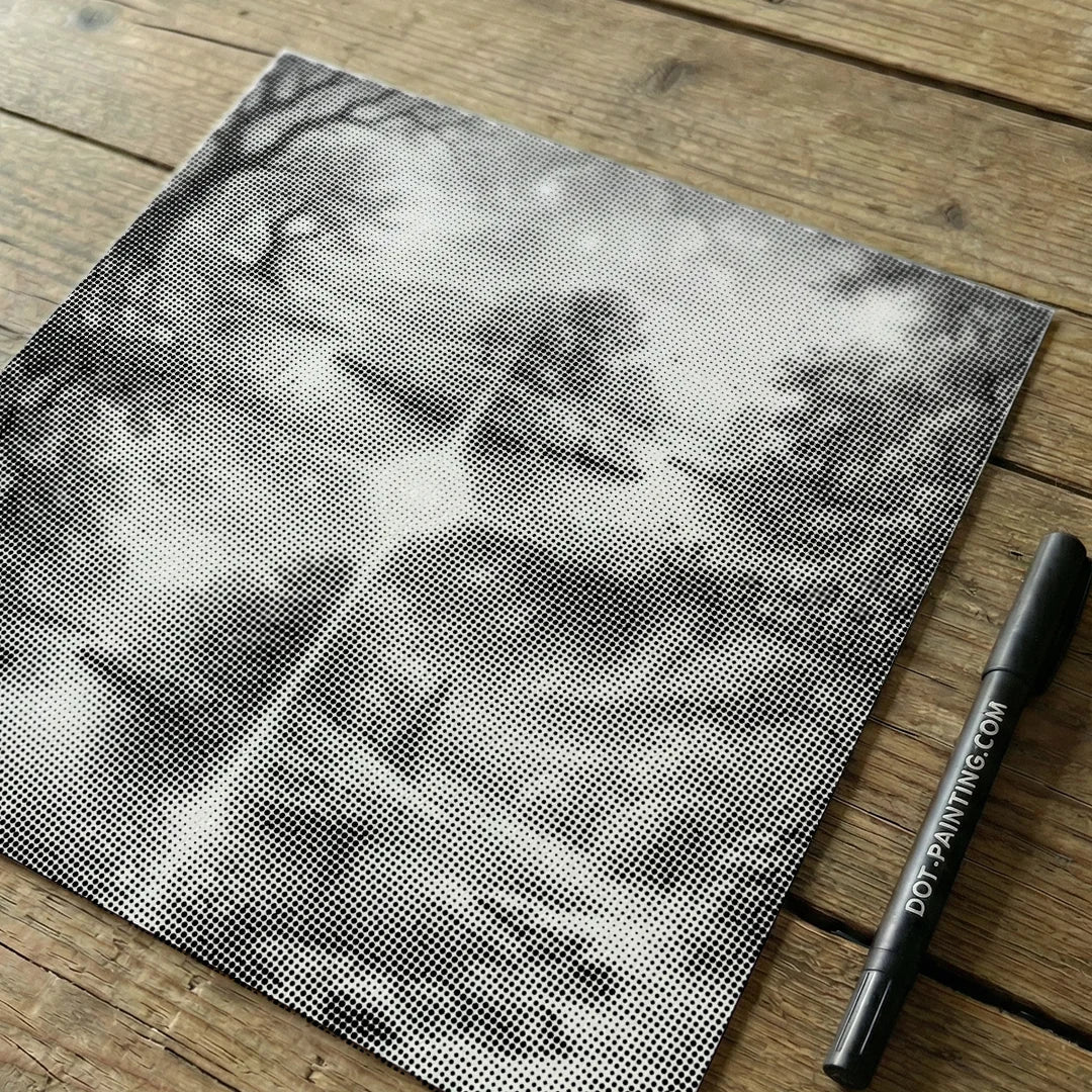 4 Jahreszeiten Punktmalerei