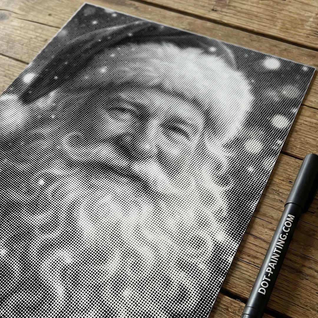 Kerstman 2-punts schilderij