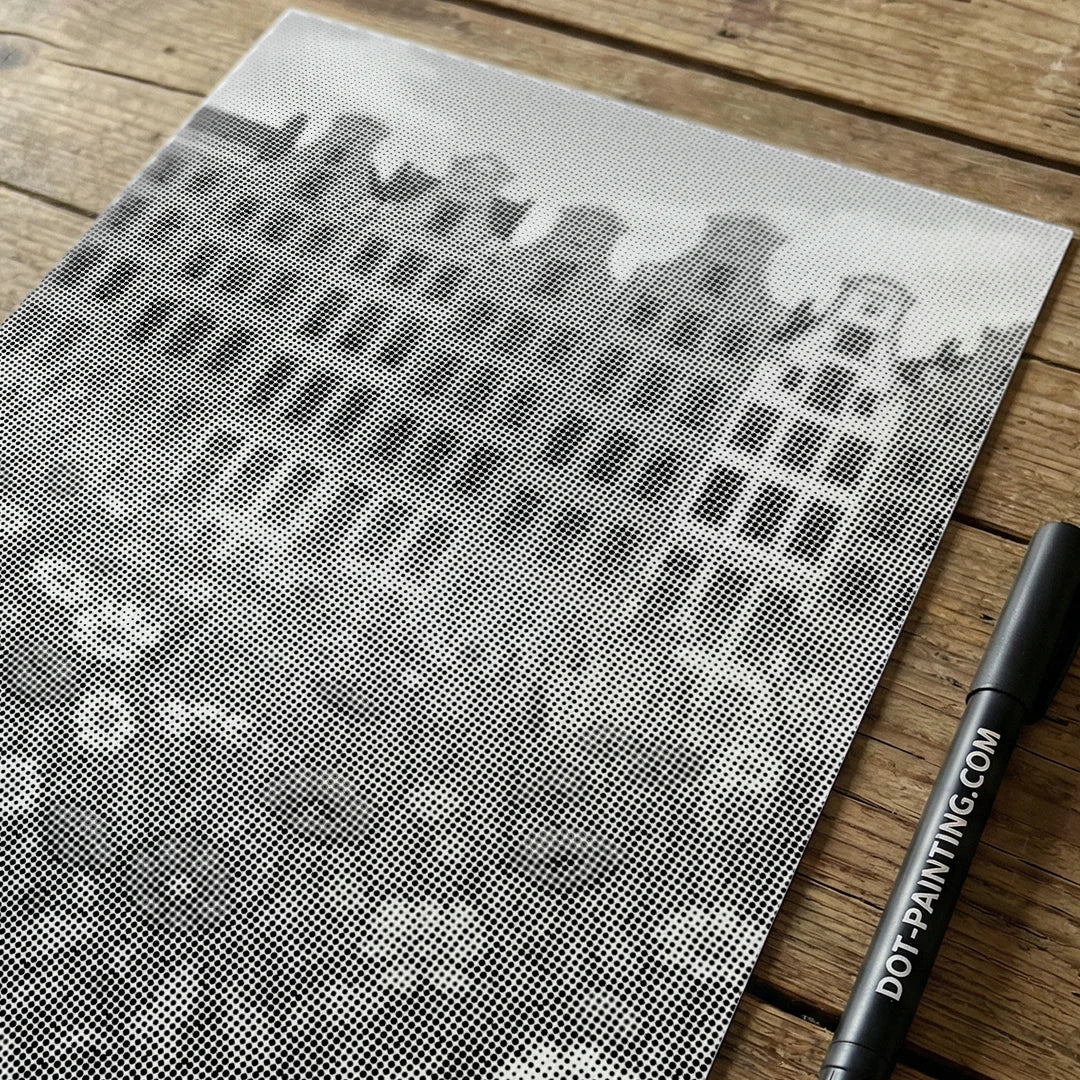 Bloemenmarkt Amsterdam Dot Painting