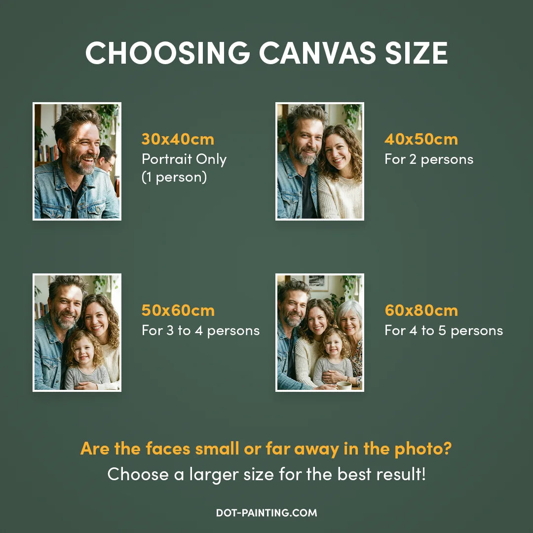 Eigenes Foto Dot Painting | Lade dein eigenes Bild hoch