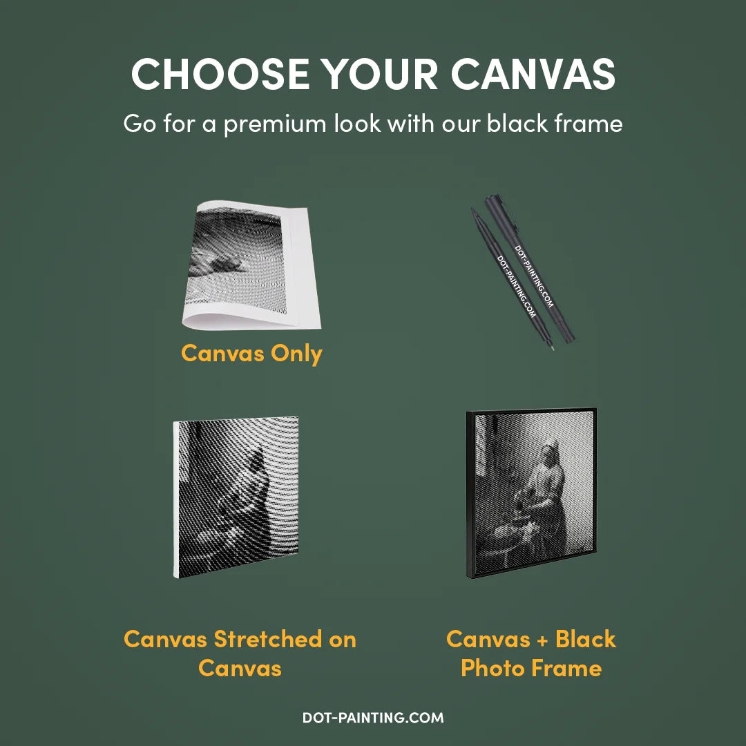 Melkmeisje Dot schilderij