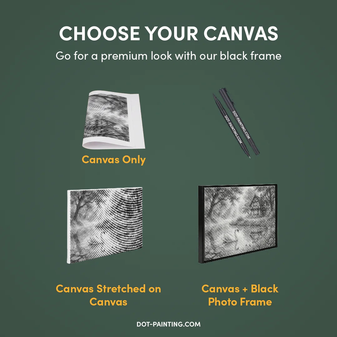 Schwanensee-Punktmalerei