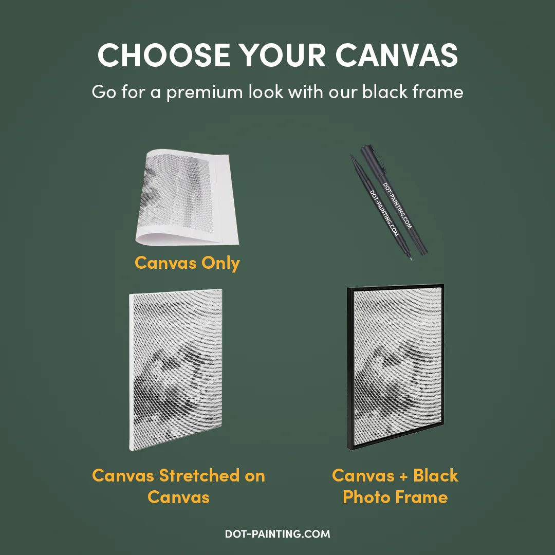 Bloemen aan de Kust Dot Painting