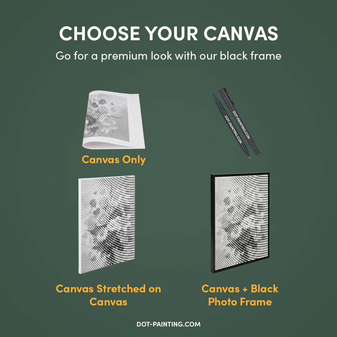 Hearts and Flowers Dot Painting