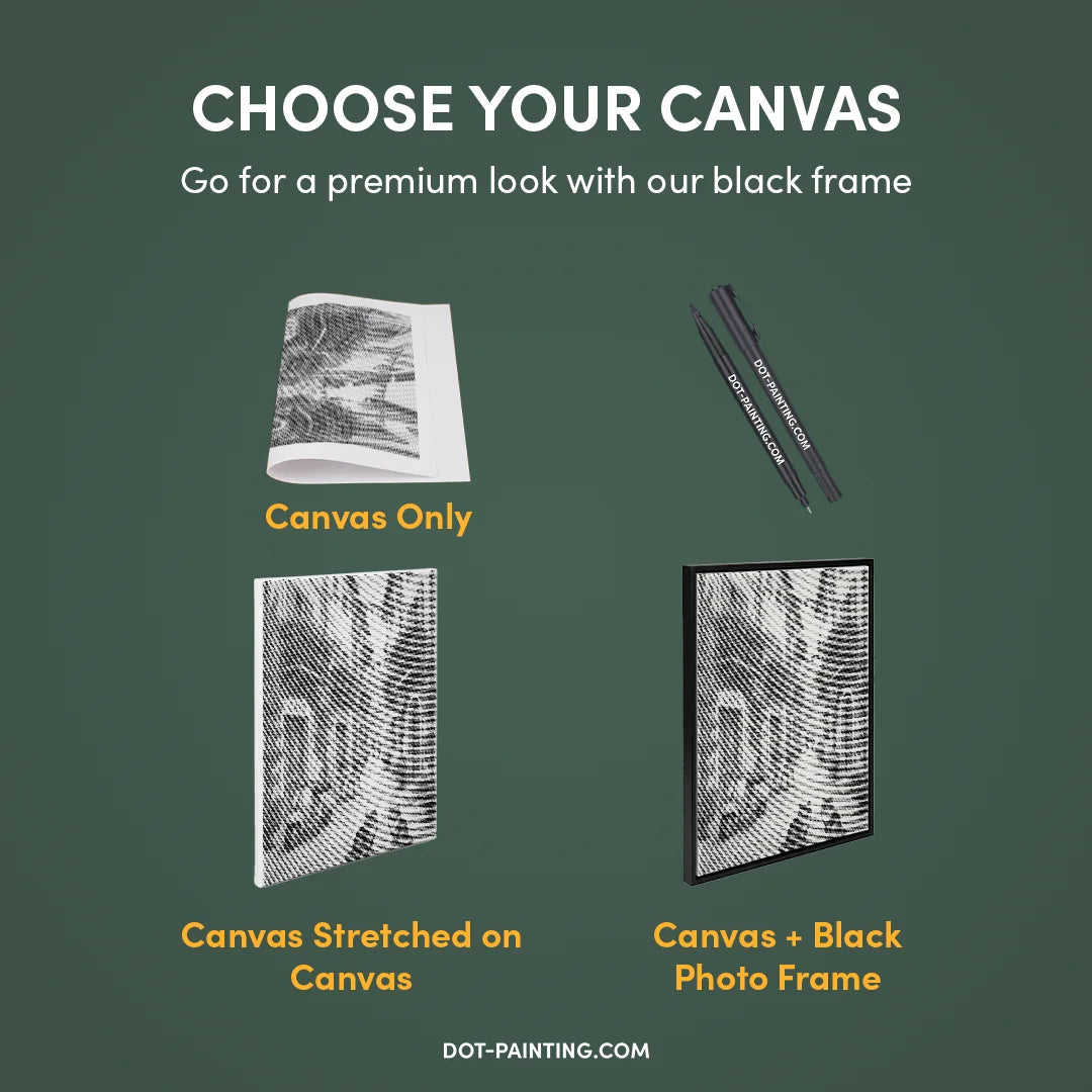 Charming Village Dot Painting