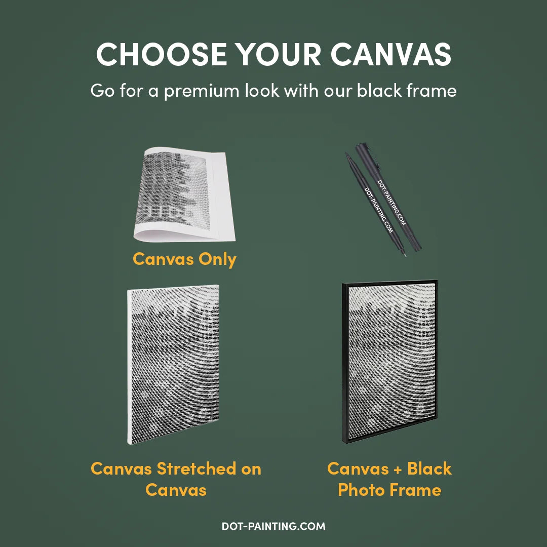 Bloemenmarkt Amsterdam Dot Painting