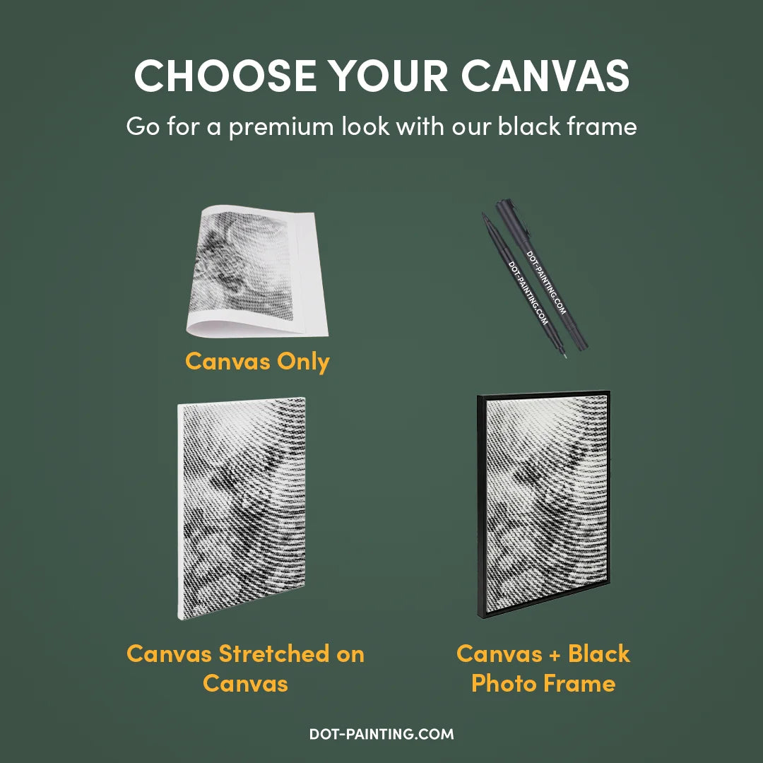 Kalf in het Bloemveld dot painting