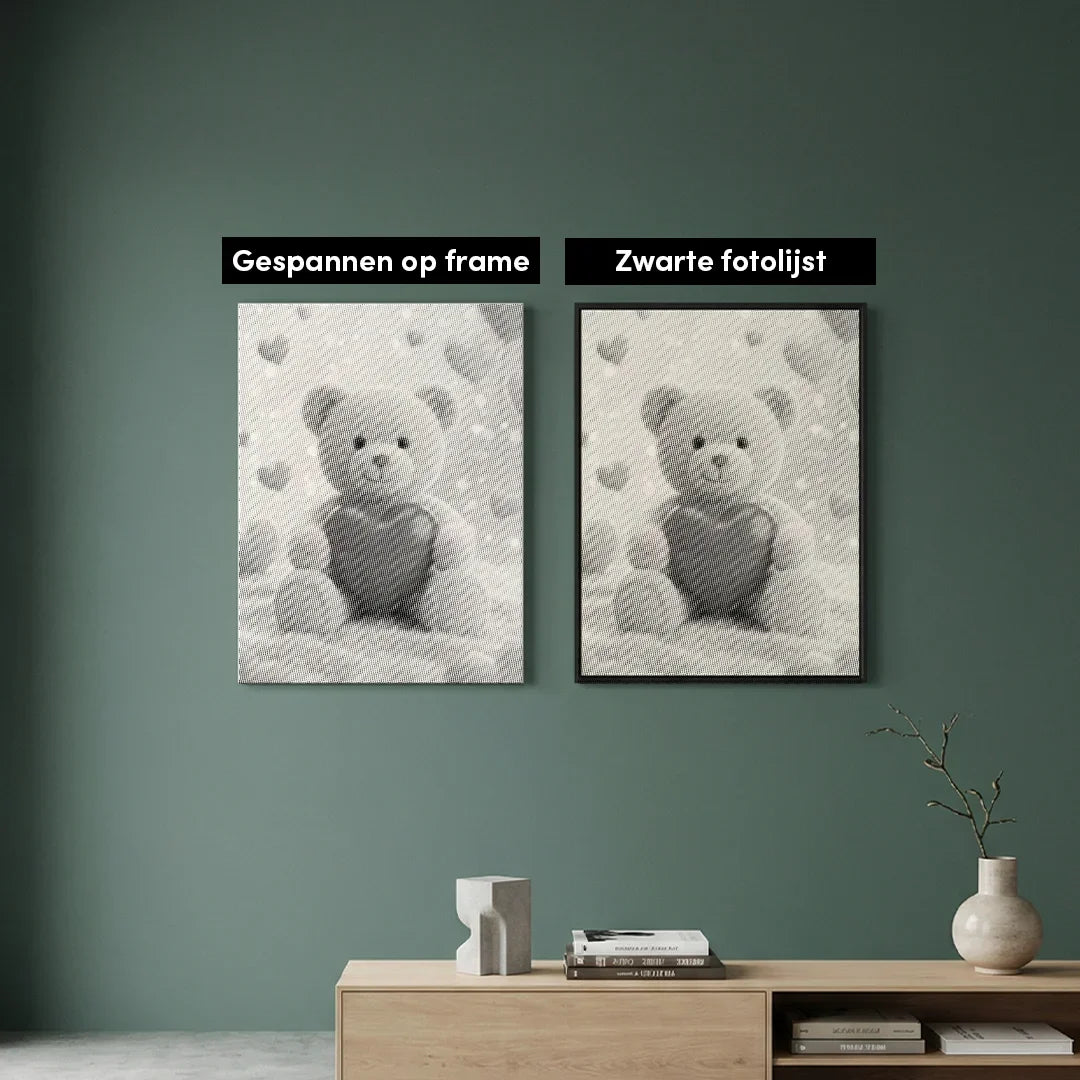 Teddybeer Dot Painting