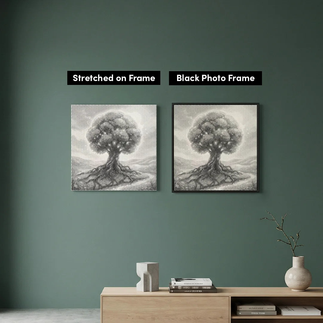 Levensboom Dot schilderij