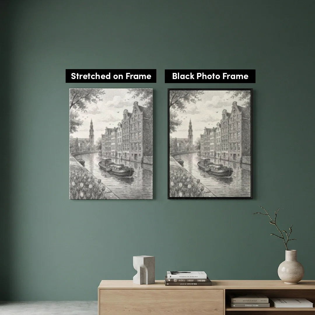 Amsterdamer Kanalpunktmalerei