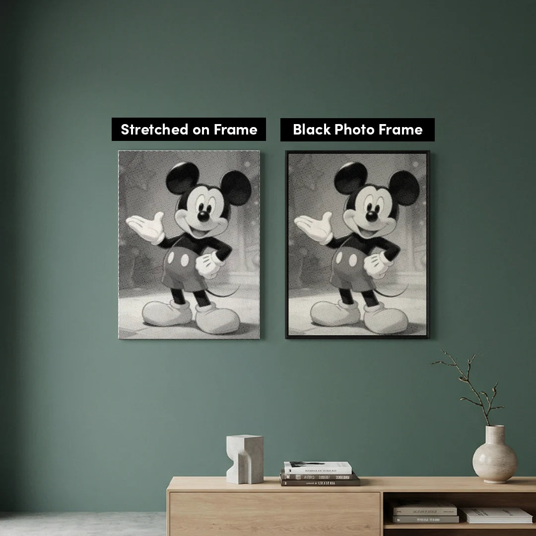 Mickey Mouse Dot Painting
